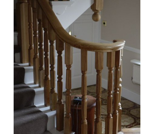 Curved stairs