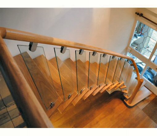 Glass in place of spindles Glass in place of spindles