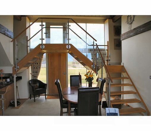 Modern glass stairs Modern glass stairs
